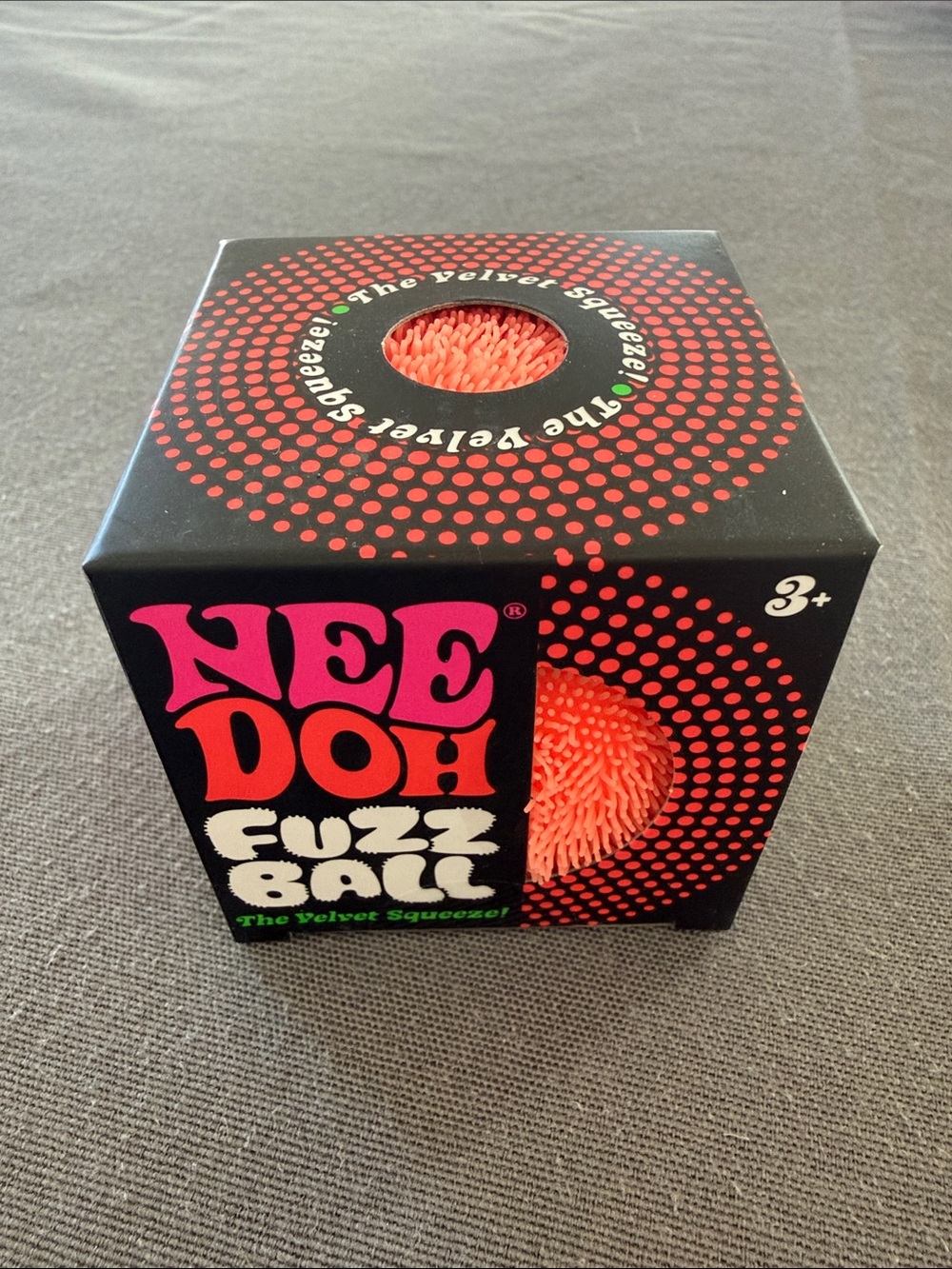 *Brand New* NeeDoh Fuzz Ball - Orange